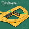 Magnetic Teaching Ruler Set with Multi-Functional Geometry Tools Durable ABS