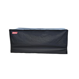 acoveritt XL Storage Box Cover with Straps and Handles, Waterproof Heavy Duty Outdoor Furniture Cover for Keter, Suncast, Lifetime Storage Box (Deck Box Cover, 63"(L)26"(D)28.3"(H)) Black