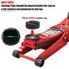 Universal Trolley Rubber Jack Pad Car Lifting Support Pucks Protector