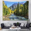 YISURE Forest Nature Mountain Tapestry Extra Long, Extra Wide Landscape
