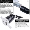 EVIL ENERGY Universal Electric Cutout Motor Replacement for Separate Style