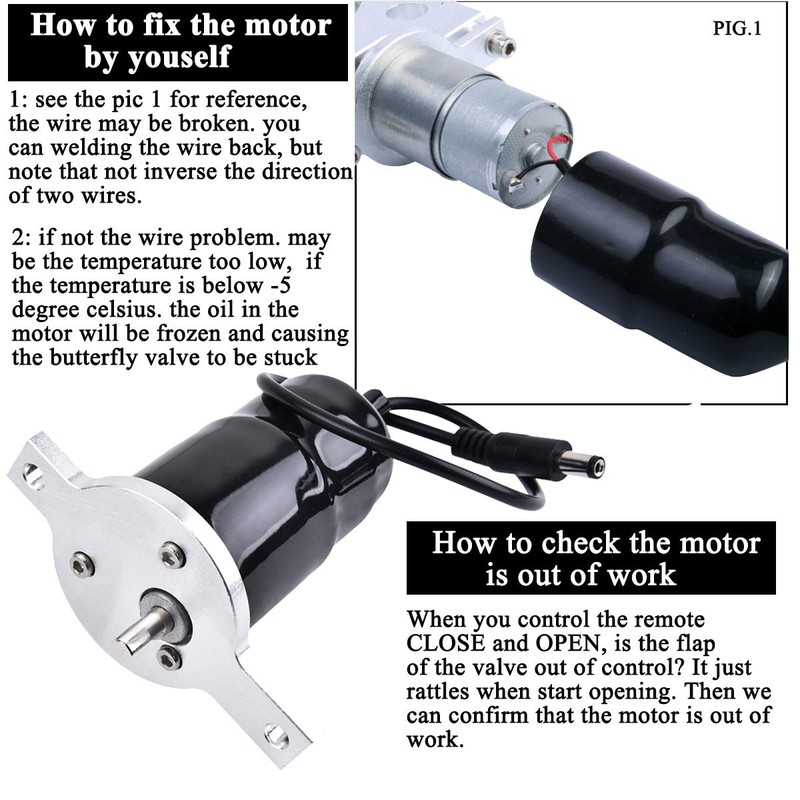 EVIL ENERGY Universal Electric Cutout Motor Replacement for Separate Style
