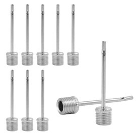 10-Piece Ball Pump, Ball Needle Set, High-Quality Ball Needle Set Made of Stainless Steel, Needle Set for Footballs, Basketballs, Handballs and Volleyballs, Robust, Versatile and Practical with