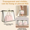 5 PCS Hanging Handbag Storage Organizer Non-Woven Transparent Dust-proof Homewares