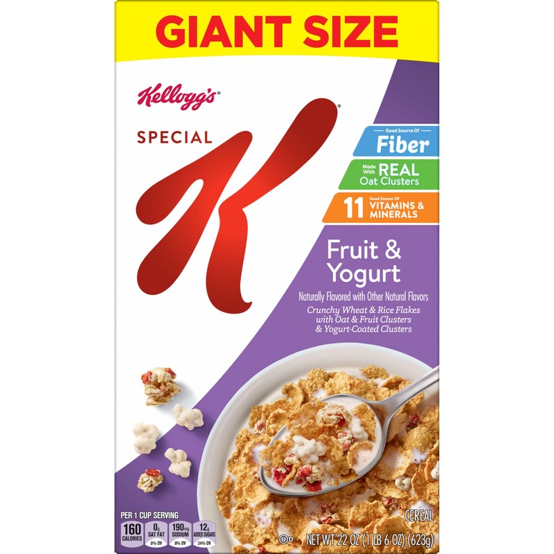 Kellogg's Special K Fruit and Yogurt Breakfast Cereal, Good Source