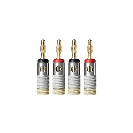 Audio-Technica AT6303a Banana Plug Side Connection Gold Plated with Protective Tube