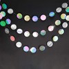Pack of 2 4 m Round Garland, Paper Garland, Glitter