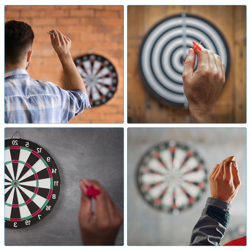 PATIKIL Slim Dart Flights, 6 Pack PET Unique Design Dart