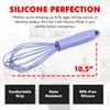 Chef Craft Premium Silicone Wire Cooking Whisk, 10.5 inch, Pastel