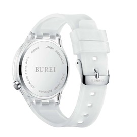 Baosho Men's Analog Urethane Strap Waterproof Quartz Men's Watch Dial Limited Model Stylish Men's Popular Brand Watch Gift, white