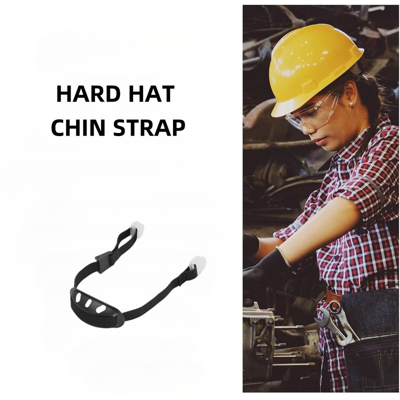 4PCS Universal Industrial Hard Hat Chin Strap with Elastic Strap