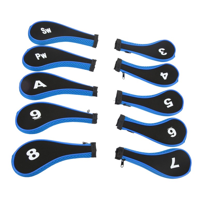 10Pcs Golf Club Head Cover Neoprene Golf Head Cover for
