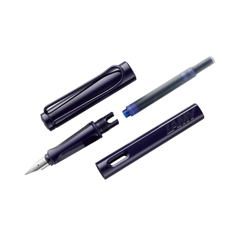 Lamy Safari Fountain Pen, Stationery, Writing Supplies, Gift (Dark Dusk,