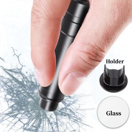 Dauoary Safehammer Safe Hammer Glass Breaker, 2 in 1 Hammerdex Car Window Breaker, Car Safety Hammer Window Glass Breaker and Seat Belt Cutter Emergency