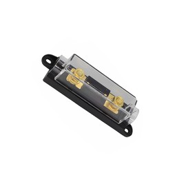 KOLACEN ANL Vergoldete Sicherung 200 Amp + ANL Sicherungshalter Schwarz 1 Pack