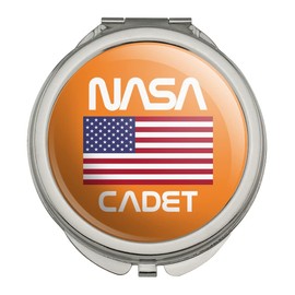 Cadet American Flag Compact Travel Purse Handbag Makeup Mirror