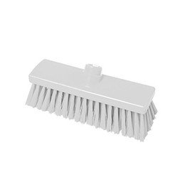 Maya Professional Tools 15011-1 Blunt Soft Fibre Scrubbing Brush, 8.85" x 2.36", 225 mm x 60 mm, WhiteFBK/Food Safety