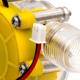 EatingBiting Water Flow Generator Turbine Hydroelectric Micro Hydro Portable 1/2 Inch 10W 12V Hotel Stainless Steel Home Micro Hydro Generator Tap High Power Light Energy Conversion DIY Hydraulic ﻿