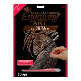 Royal & Langnickel Copper Engraving Art A4 Size Ape Designed Painting Set