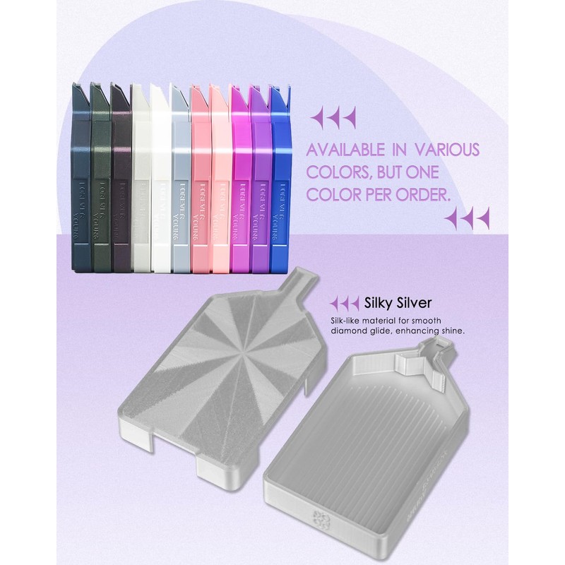 Silky Diamond Painting Tray with Lid, Diamond Painting Accessories, Diamond