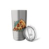 Pizza Slice From Pizza Box With Pizza Seasoning Pizza Stainless