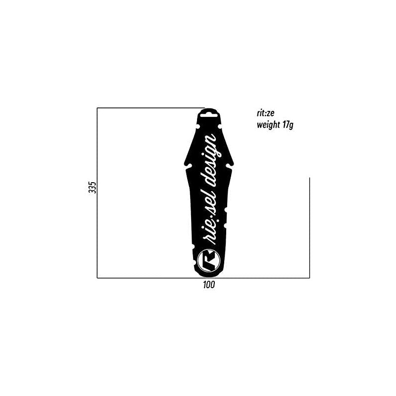Riesel Design - rit:ze - 1 x Mudguard for the