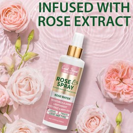 lockmio 6.8Fl.oz Rose Water Spray for Hair Scalp Moisturize Rose Water for Hair Refreshing Rosewater for Hair Natural Loc Gel for Retwist Rose Water for Locs