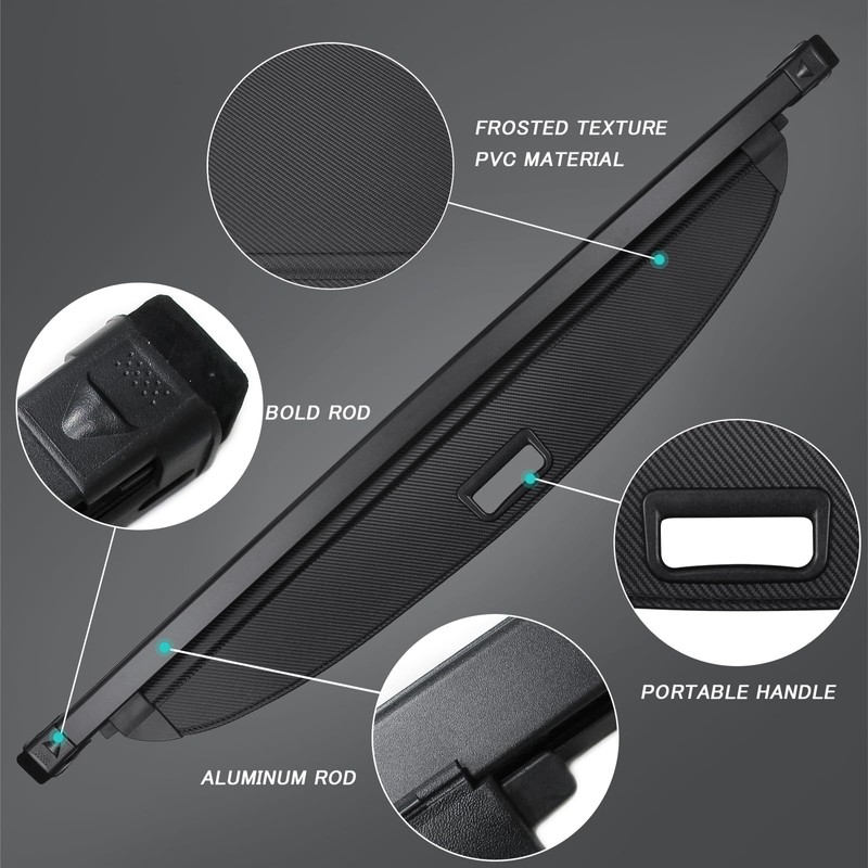 VEENJOY Cargo Cover for Hyundai Tucson 2026 2025-2022 Accessories Retractable