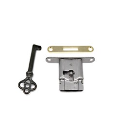Full Mortise Cabinet Lock Excellent Antique Reproduction Full Mortise Furniture Lock, Can Be Used On Drawers or Right Hand Cabinet Doors.