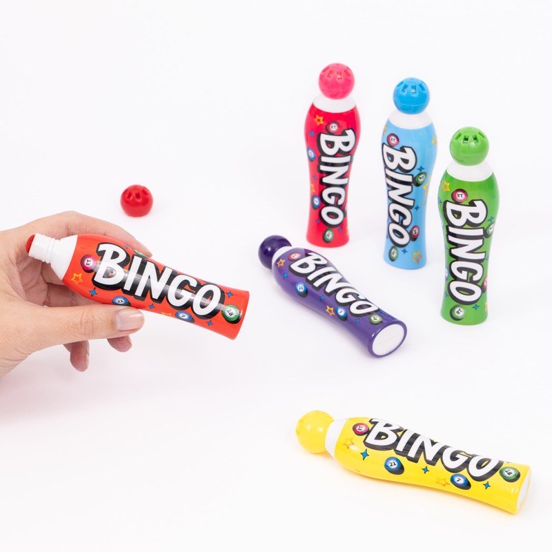 evelay Bingo Dabbers Pack of 6 | Mixed Colour Felt