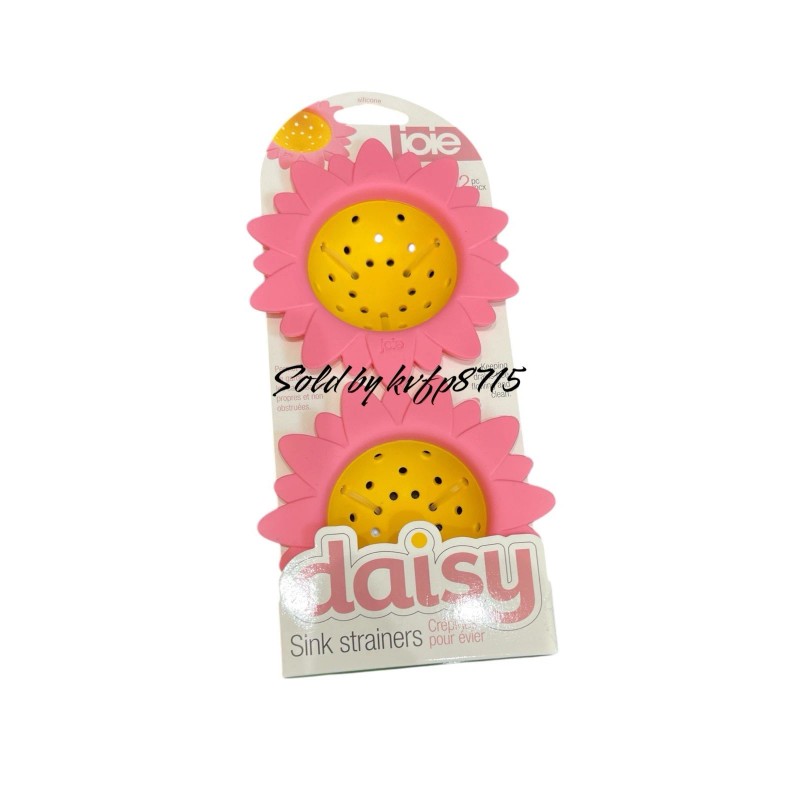 Joie Farmhouse Daisy Flower 2-Piece Sink Strainer Joie Kitchen Standard