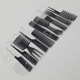 Pomade Comb Barbershop Pomade Parting Comb Combo 10-Piece Set Barbershop Comb 2ea