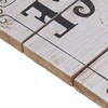 Decorative Wooden Sign Novel Waterproof Table Sign Hanging Decoration with