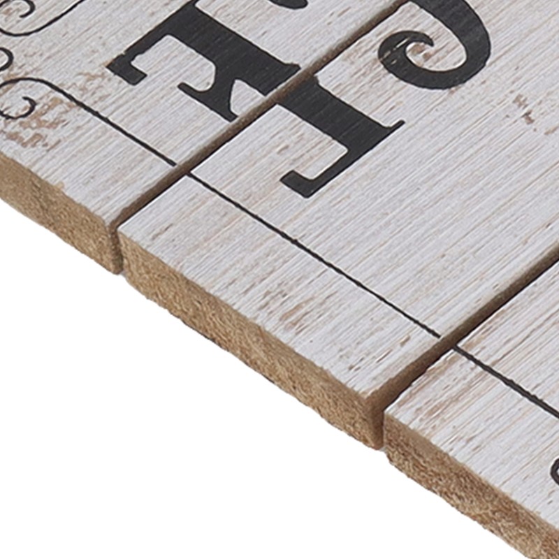 Decorative Wooden Sign Novel Waterproof Table Sign Hanging Decoration with