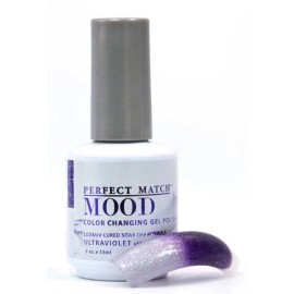 LeChat Perfect Match MOOD - MPMG47 ULTRAVIOLET Color Changing Gel Polish 2016