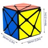 TANCH Skewb Twisty Speed Cube Magic Cube Puzzle Toy Black