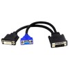 zdyCGTime Wyse DVI-I Splitter Cable - DVI-I(24+5) Male to DVI-D(24+1)