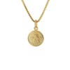 trendor Children's Pendant Gold 333 Guardian Angel with Gold-Plated Silver