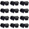 Suiwotin 24Pack 19Mm (3/4 Inch) Square Plastic Plug, Square Tubing
