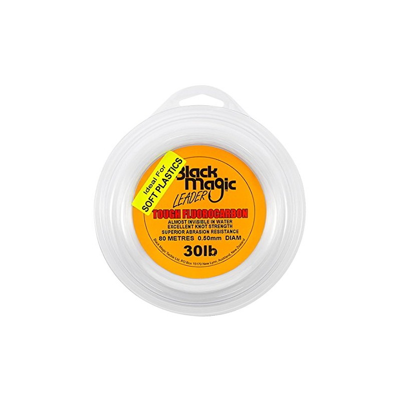Black Magic Tough Fluorocarbon Leader 15lb 120m