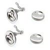 Boat Cam Latch, Marine 316 Stainless Steel Flush Pull Hatch