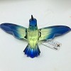 Ganz Crystal Expressions Acrylic Hummingbird Ornament Suncatcher Blue/Yellow Gr