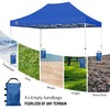 CROWN SHADES Sand Bags for Canopy Legs (150LBS) Sandbags for