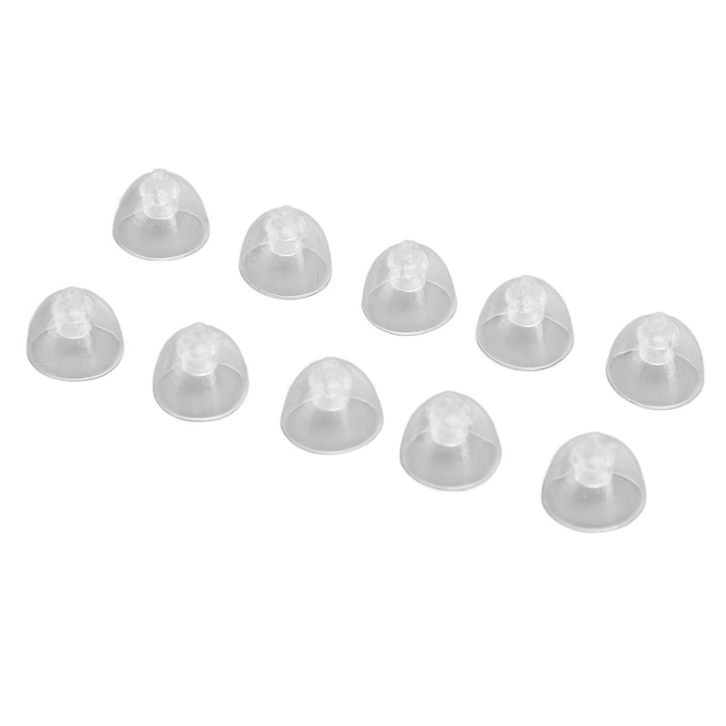 10pcs Sound Amplifier Closed Domes Single Layer Double Hole Silicone