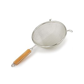 Chef Set 16 cm Single Mesh Strainer, Stainless Steel, Silver, 31.5 x 16 x 7 cm