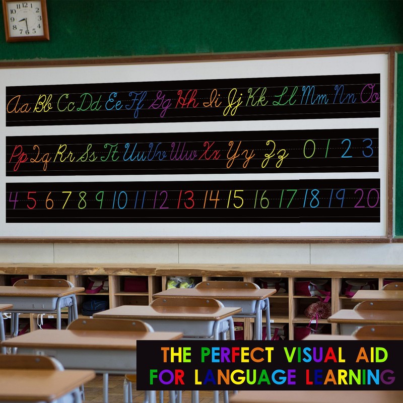 Alphabet Bulletin Board Set - 15 PCS ABC Wall Decorations