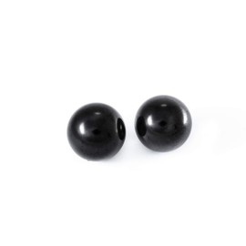SN NATURSTEIN UG - Shungite Spheres 3 cm Polished | Gem Stone from Karelia - 2 Units