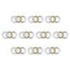 sourcing map 10pcs F5-10M Thrust Ball Bearings 5mm x 10mm