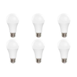 GoodBulb LED Light Bulbs | 10 Watt (60 Watt Equivalent) | Daylight Color 5000K | 25,000 Hours | Non-dimming | E26 Base | A19 Shape | Standard Household Bulb | Pack of 6 Bulbs