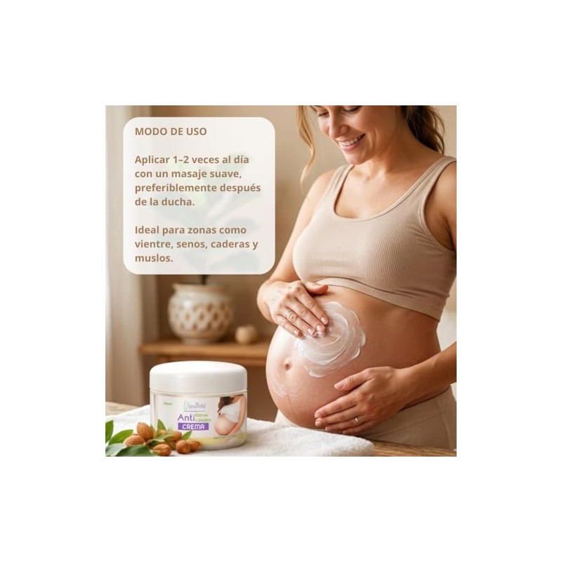 SARA&MONTIEL MATERNITY Crema anti estrías y celulitis 701-I Almendras -